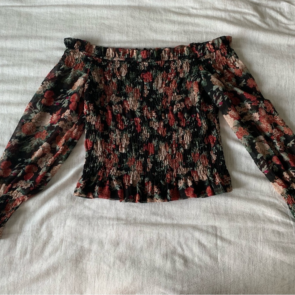 Floral Off-Shoulder Top